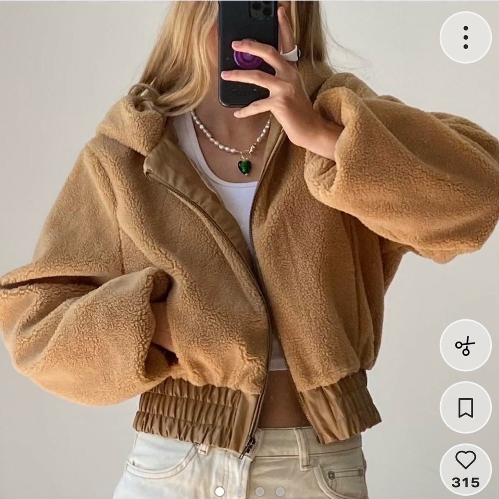 I.AM.GIA Teddy Cozy Soft Faux Fur Jacket Size S